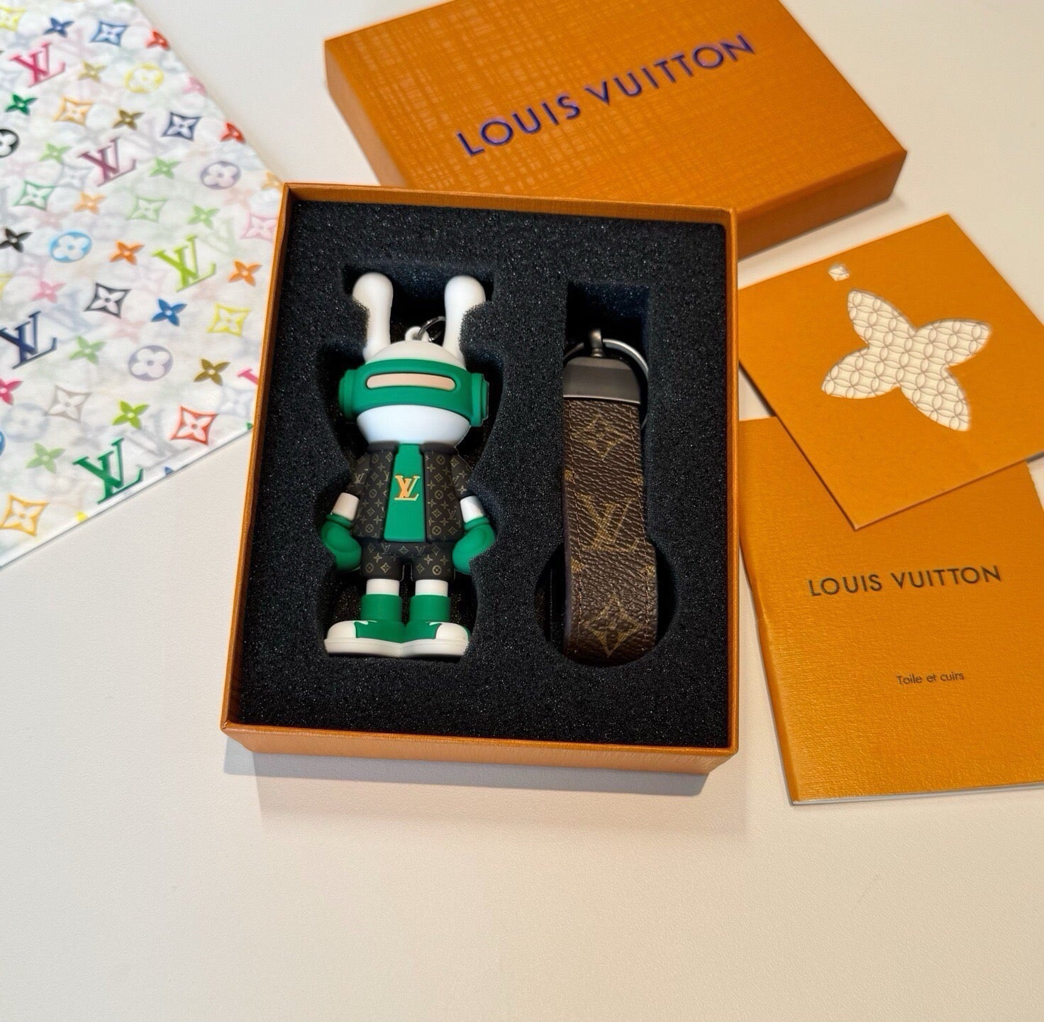 LV Rabbit Doll Charm 383737
