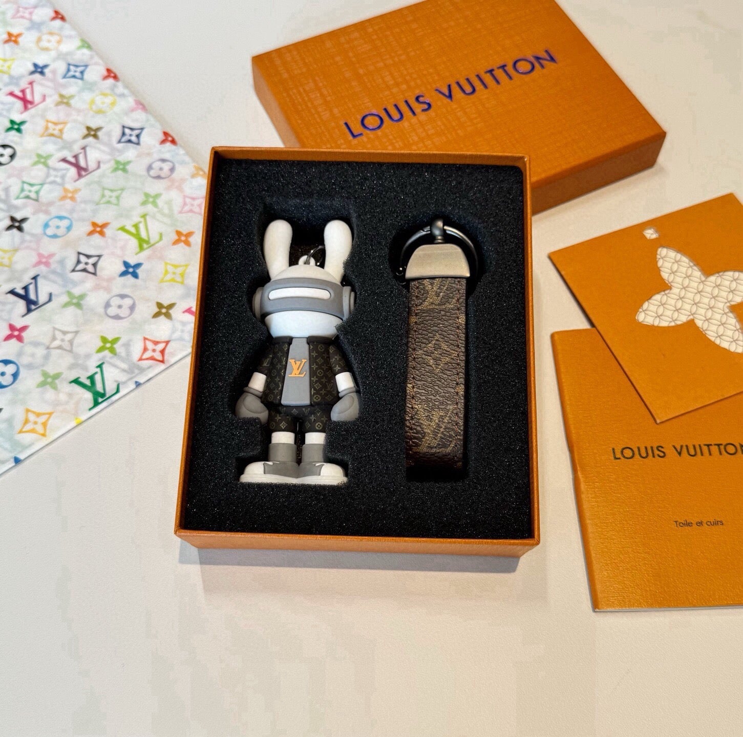 LV Rabbit Doll Charm 383737
