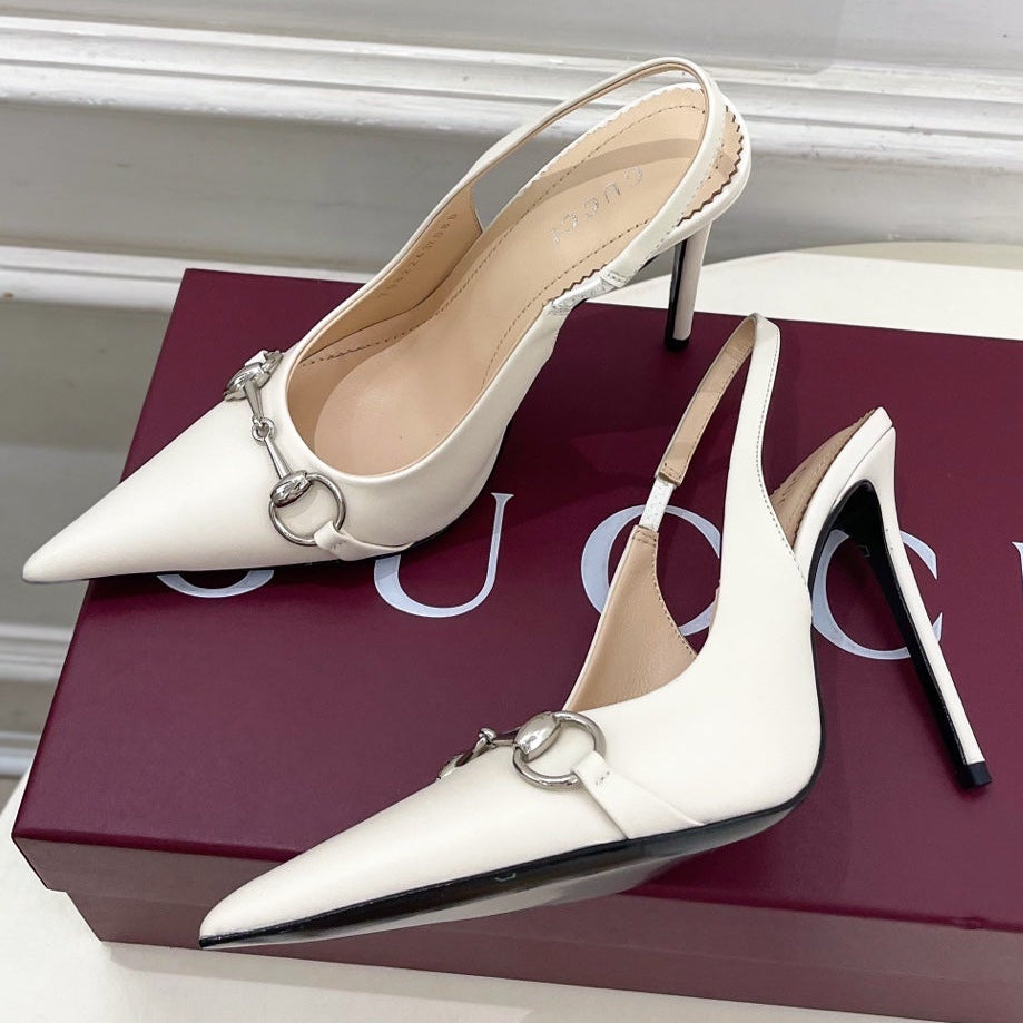 Gucci 2026 Donna Shoe 110mm Cowhide Canvas 946604