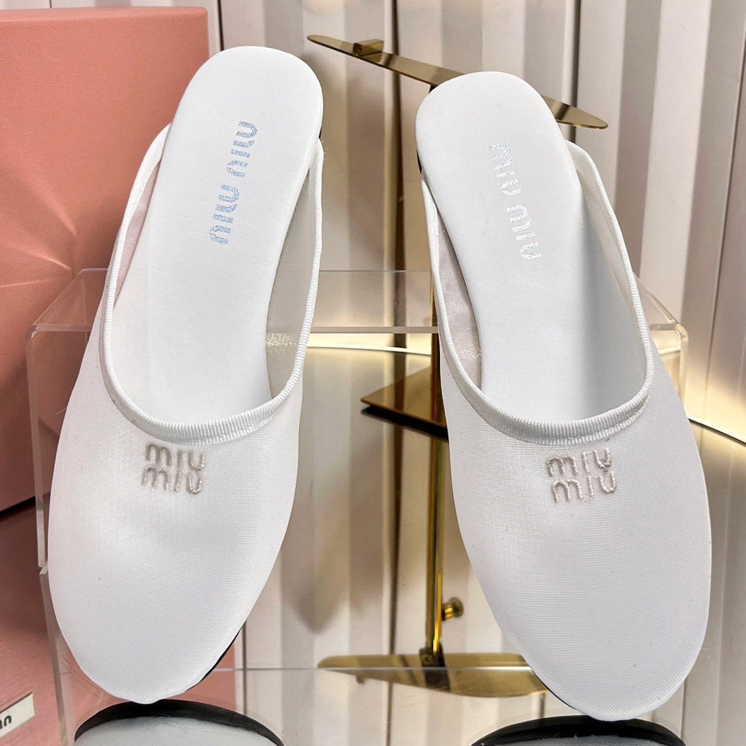Miu Miu 2026 Flat Mule Mesh 979165
