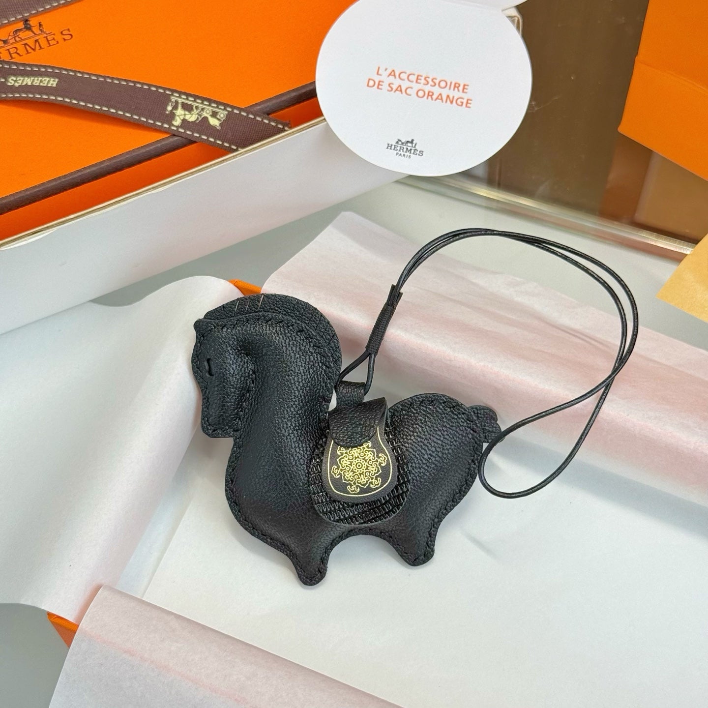 Hermes Equestrian Charm Leather