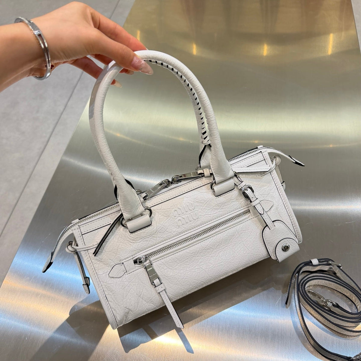 MiuMiu 2026 Beau Bag 29cm Leather