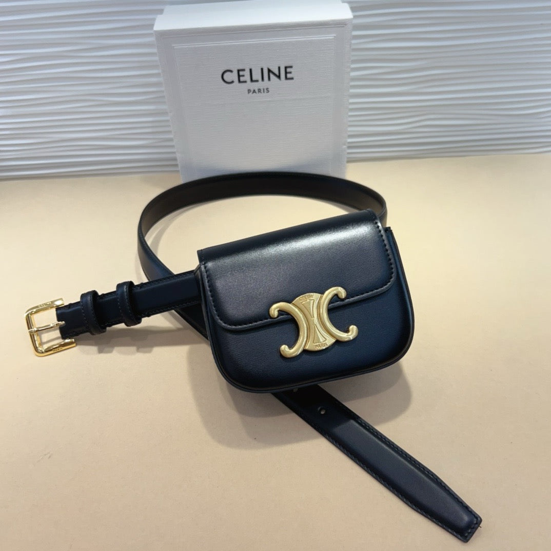 Celine 2026 Arc De Triomphe Belt Bag 25mm Leather