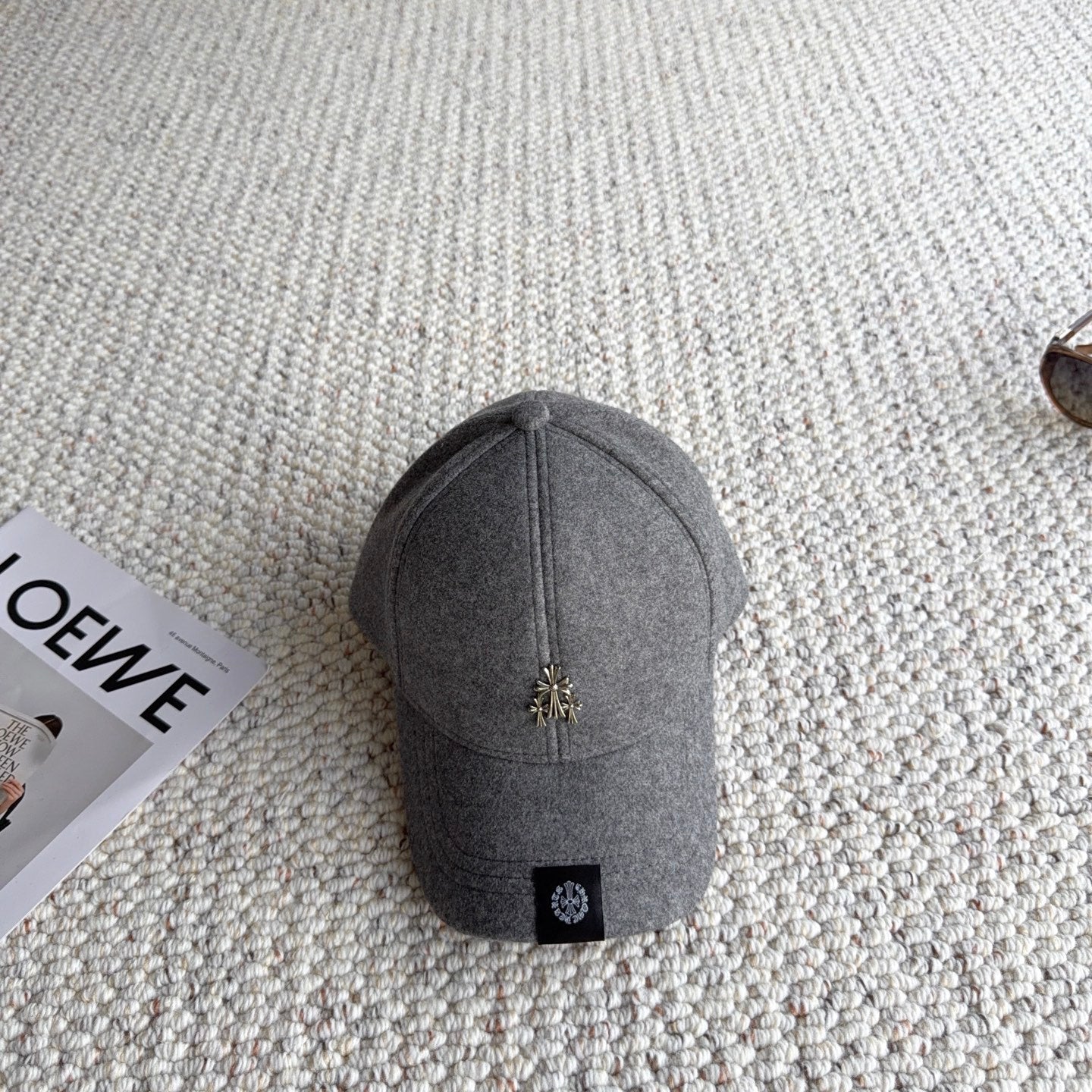 Chrome Hearts Wool Baseball Cap 413192