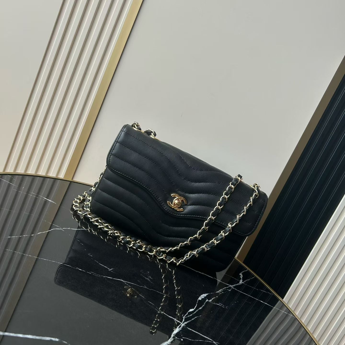 Chanel 2026 Flap Bag 25.5cm Patinated Lambskin