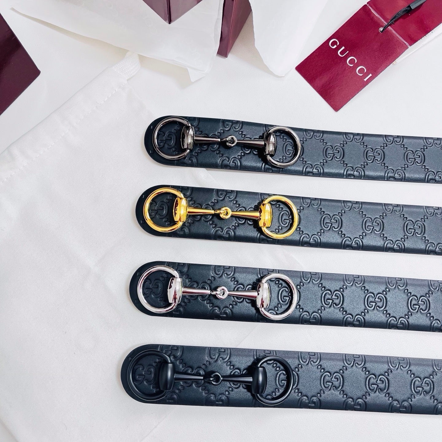 Gucci 2026 GG Supreme Belt 40mm Leather