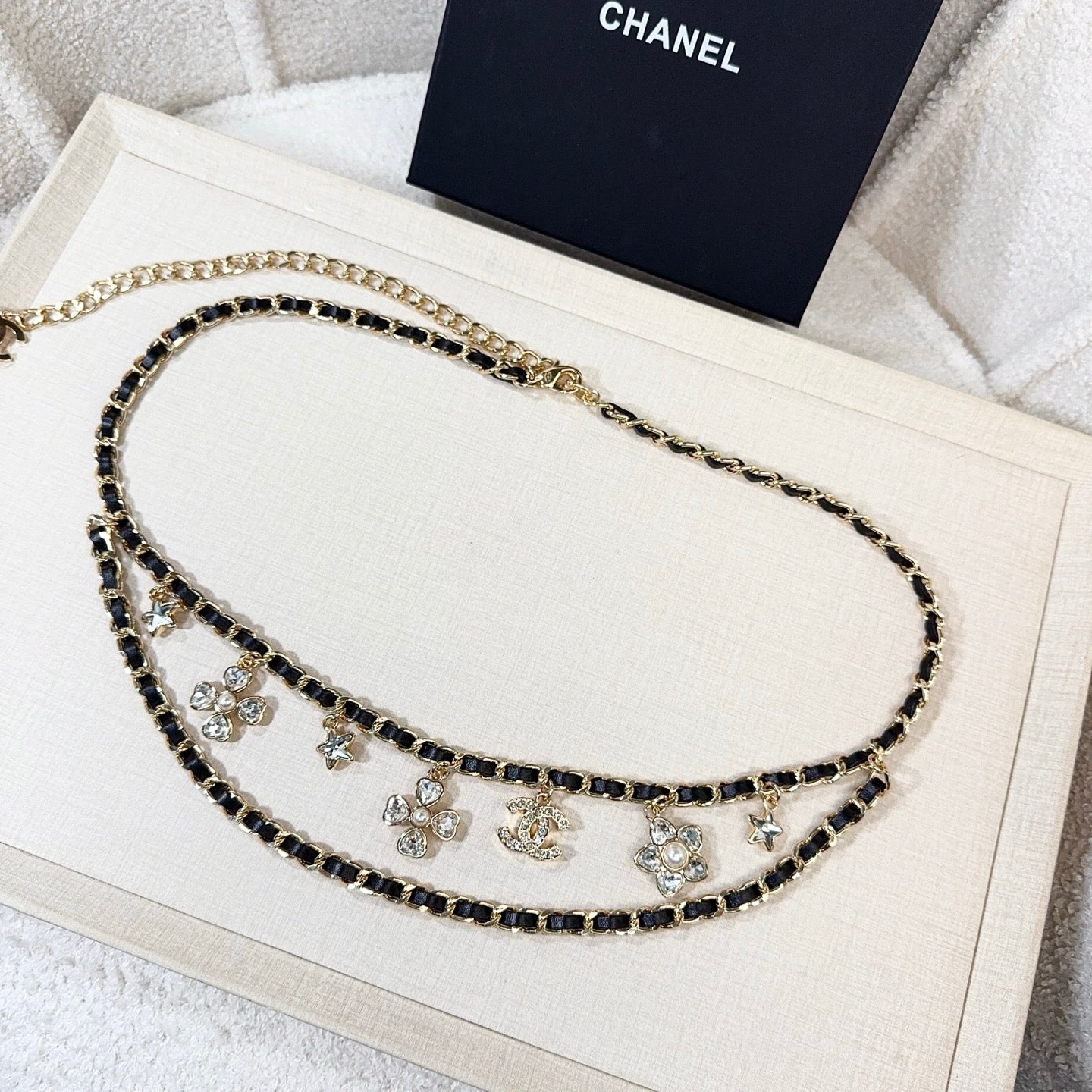 Chanel 2026 Floral Charm Chain Belt 215731