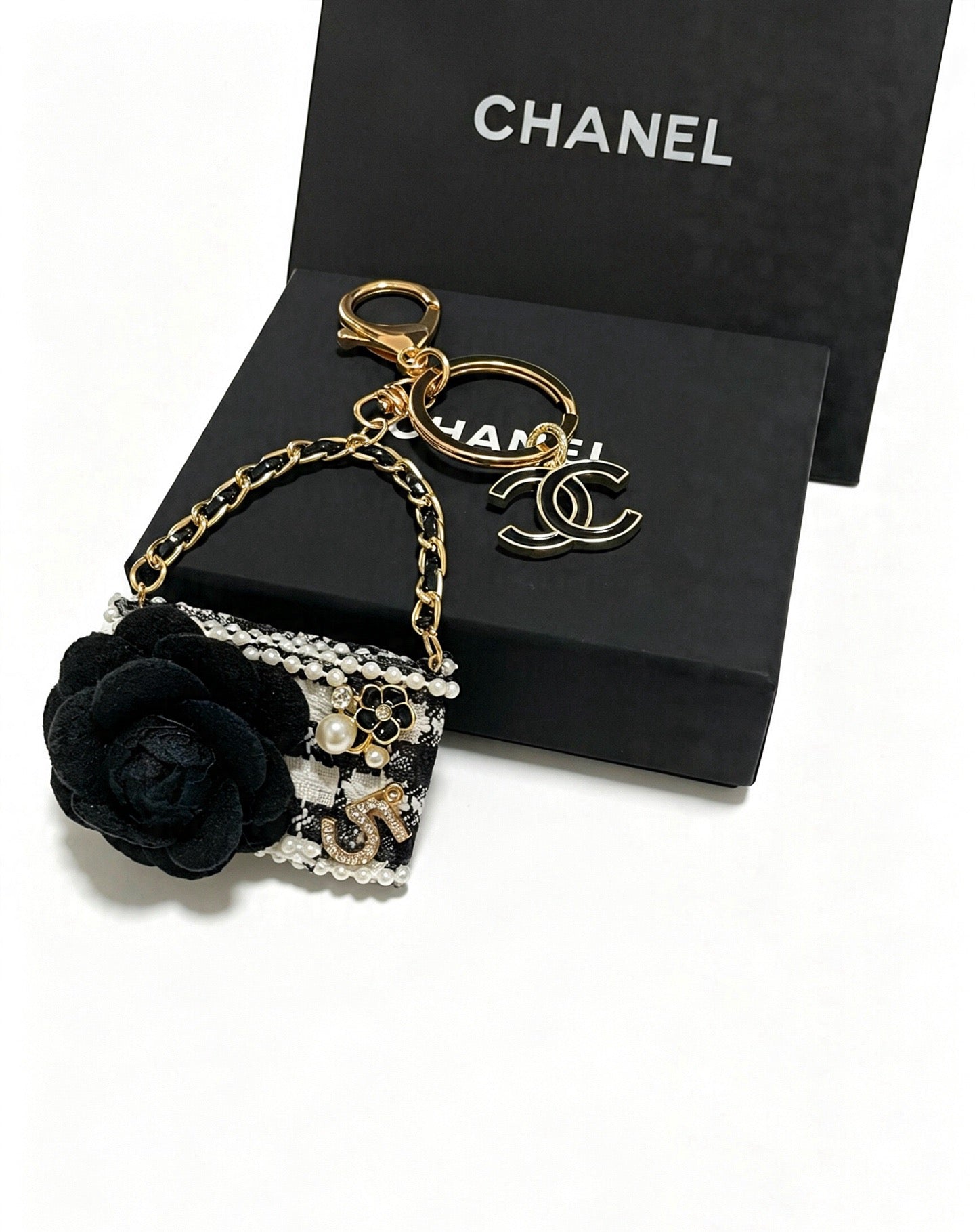 Chanel Flower Mini Bag Charm