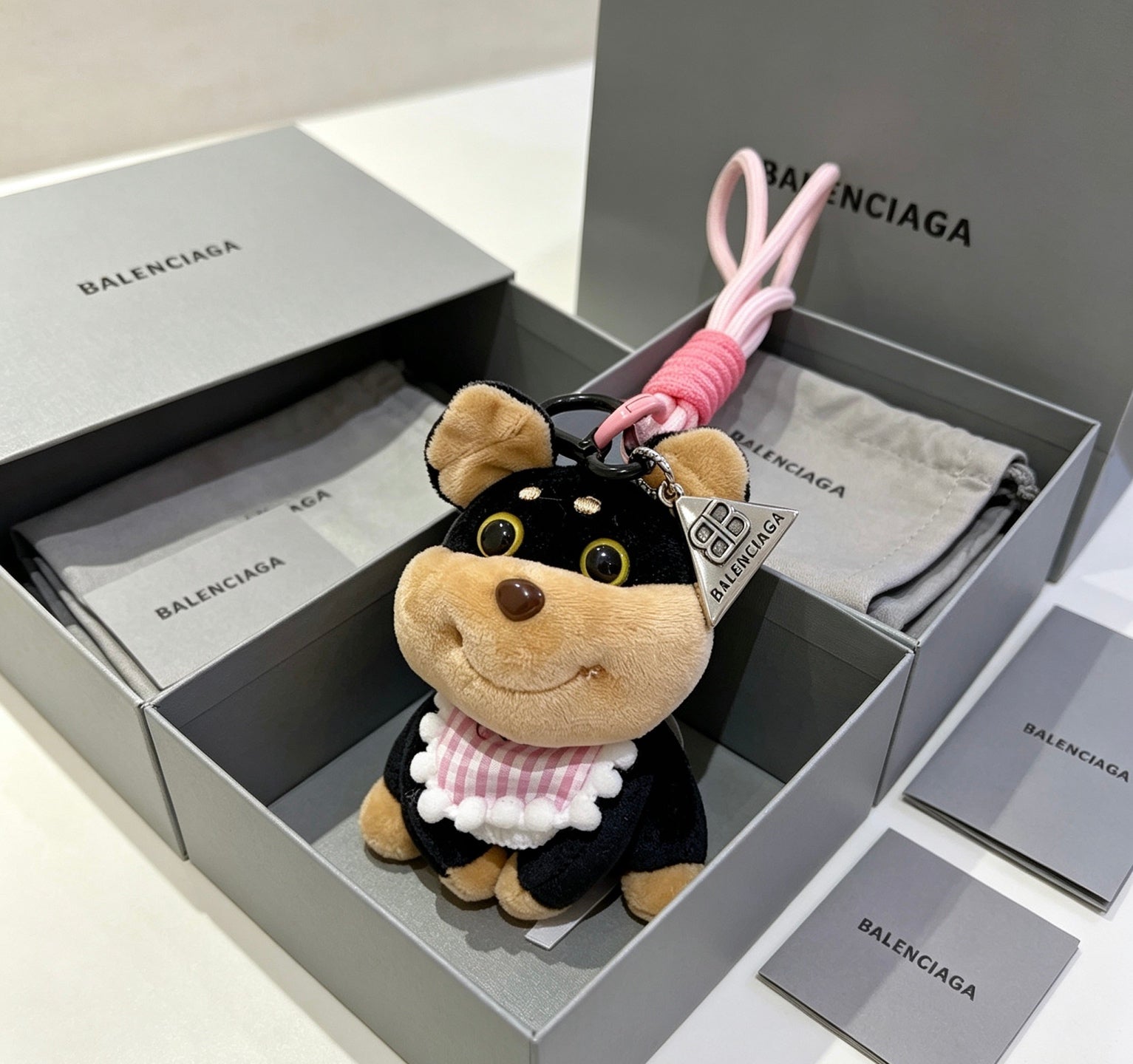 Balenciaga Plush Puppy Charm