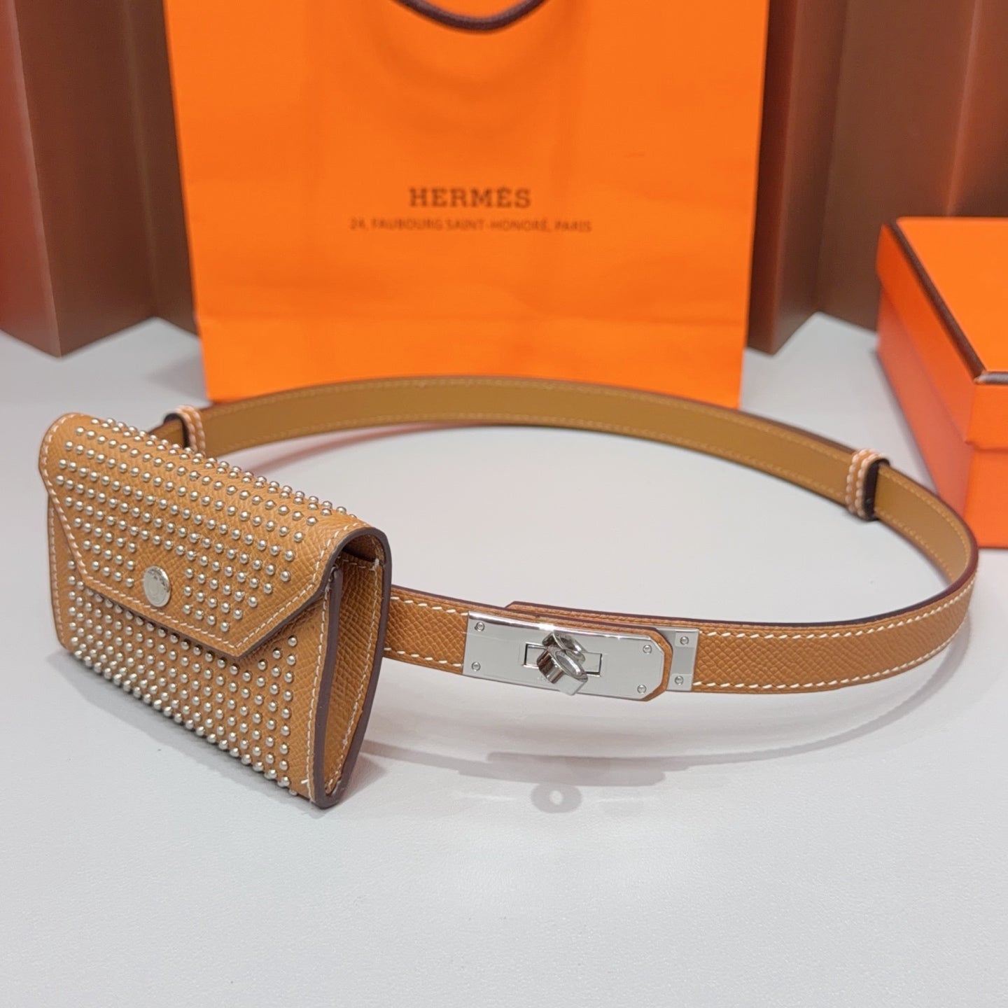 Hermes 2026 Kelly Pocket Belt 18mm Leather 216173