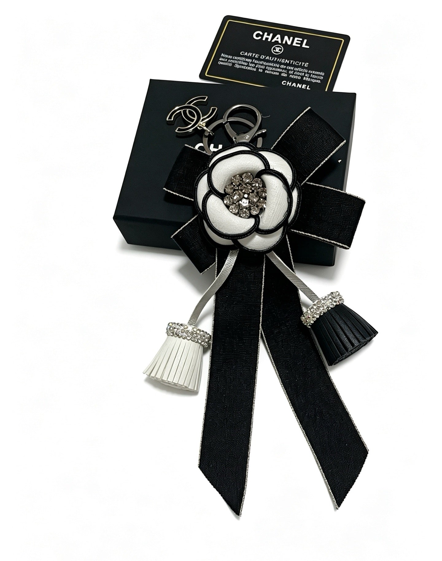 Chanel Camellia Ribbon Charm
