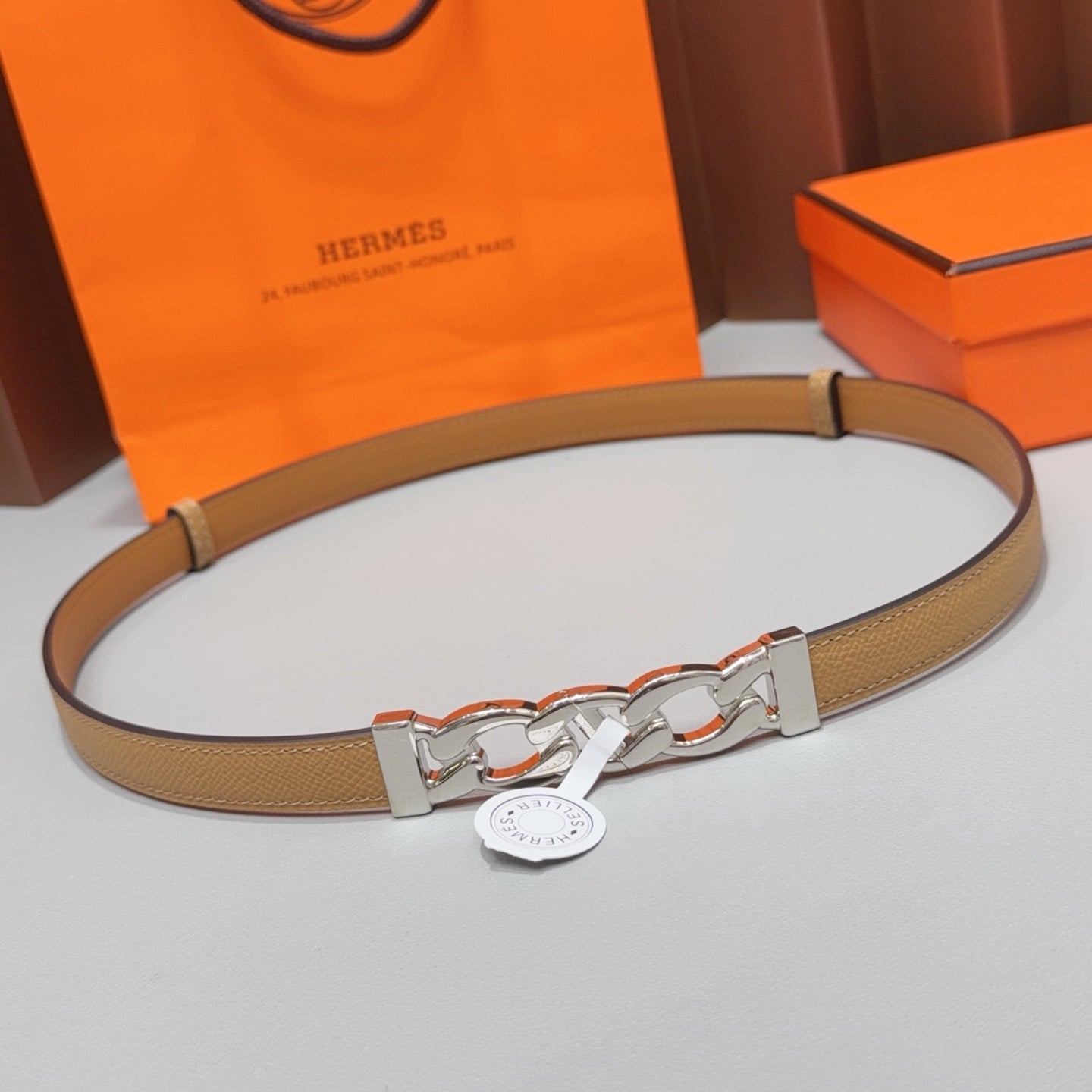 Hermes 2026 Kelly Belt 18mm Leather 216397