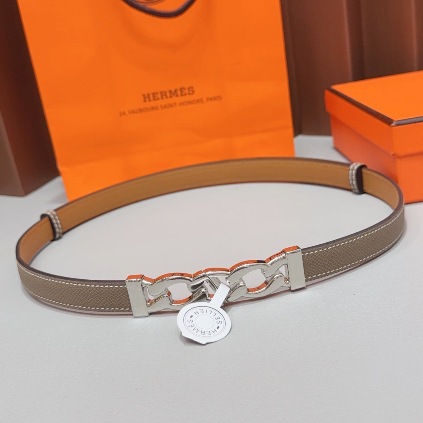 Hermes 2026 Kelly Belt 18mm Leather 216397