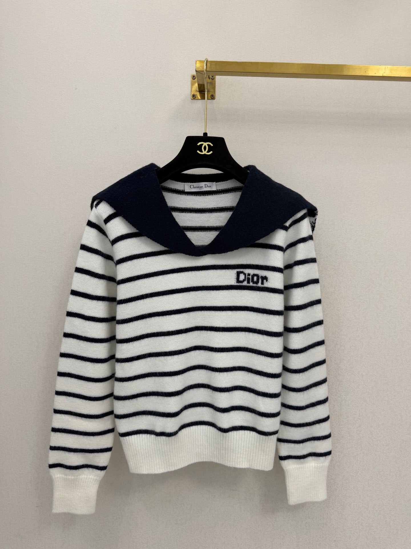 Dior 2026 Striped Sailor-style Sweater Wool 787717