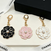 Chanel Camellia Charm With Pearl Accent
