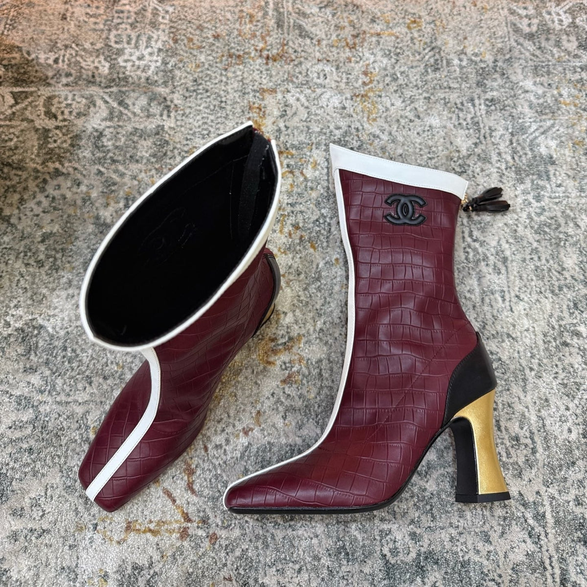 Chanel 2026 Ankle Boots 90mm Leather 198825