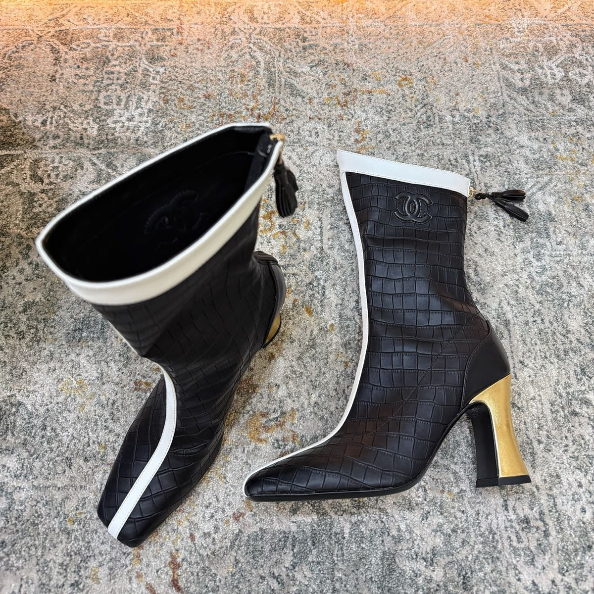 Chanel 2026 Ankle Boots 90mm Leather 198825