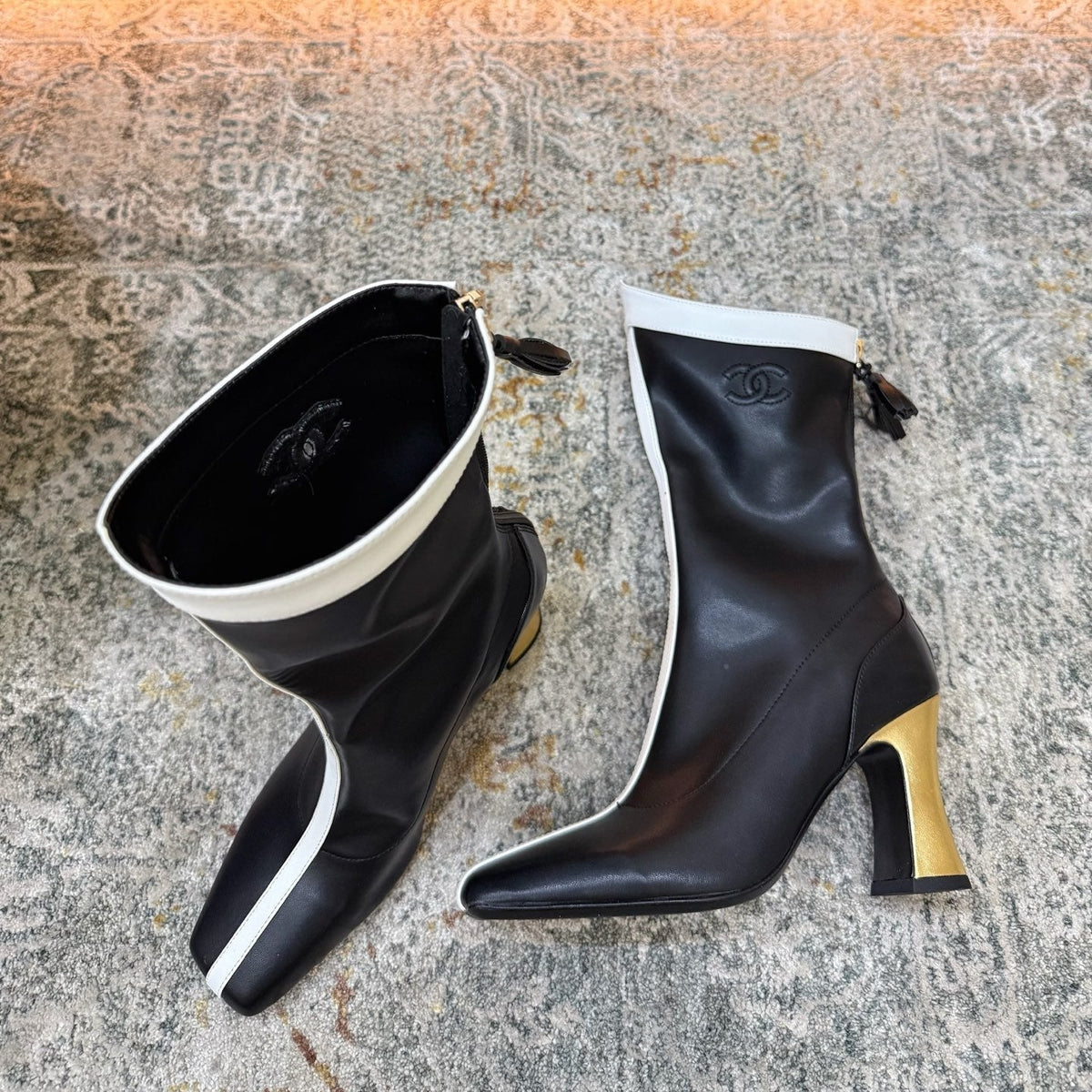 Chanel 2026 Ankle Boots 90mm Leather 198825