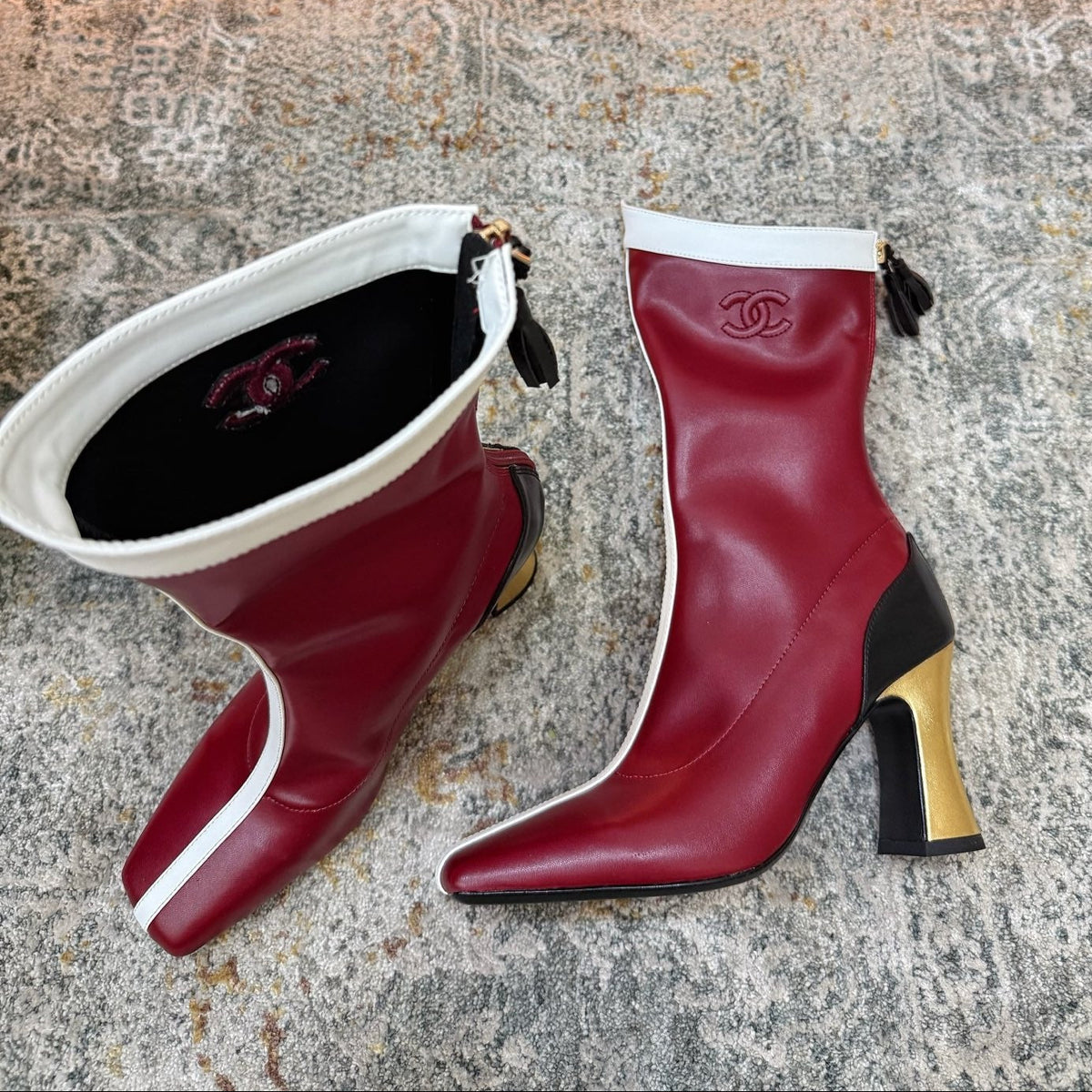 Chanel 2026 Ankle Boots 90mm Leather 198825