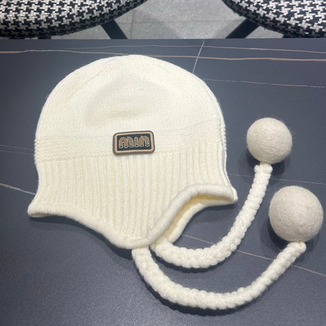 MiuMiu 2026 Beanie Hat Knit 550248