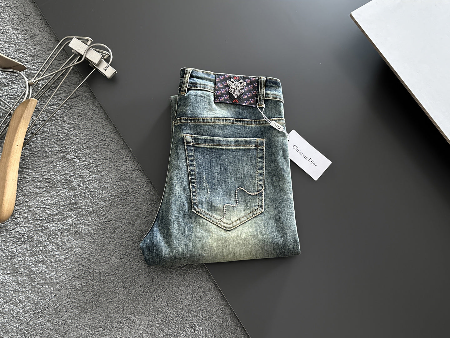 CD 2026 Single-Style Jeans Faded Blue Denim 316870