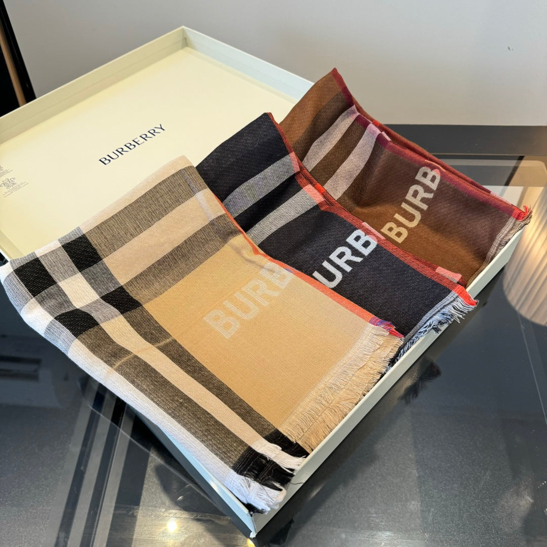 BBR Long Scarf 200CM Brown Cashmere 293338