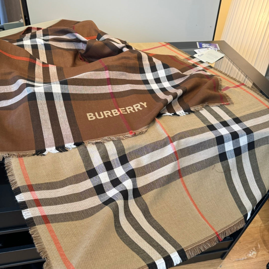 BBR Long Scarf 200CM Brown Cashmere 293338