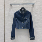 CD 2025 Denim Jacket Blue Cotton