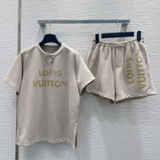 LV 25 Comfortable Functional Set Light Brown Cotton