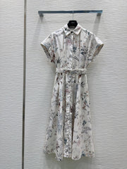 CD 25 Long Dress Multicolor Cotton