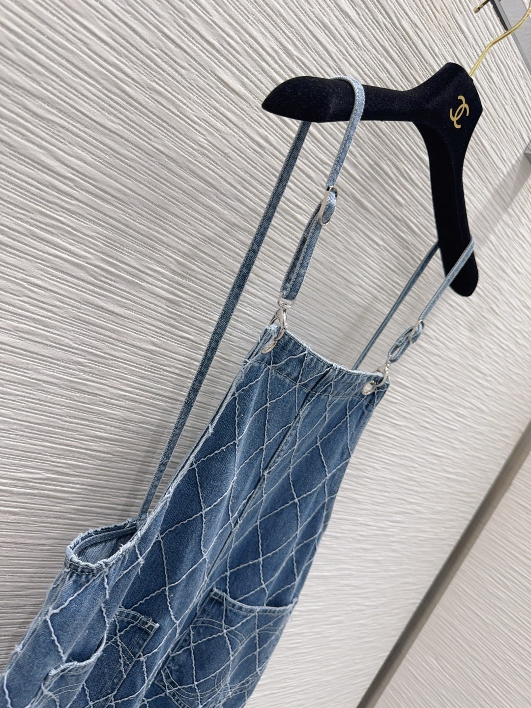 Chanel 2026 Denim Jumpsuit Blue Cotton 731806