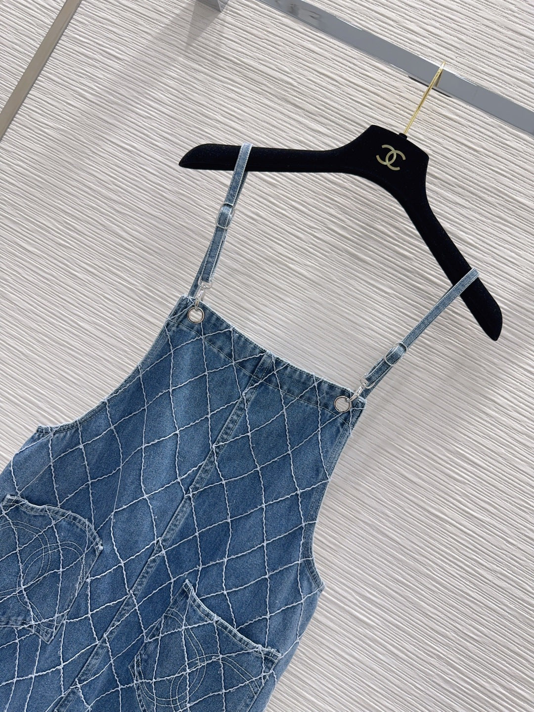 Chanel 2026 Denim Jumpsuit Blue Cotton 731806