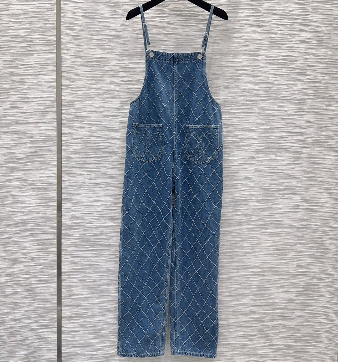 Chanel 2026 Denim Jumpsuit Blue Cotton 731806