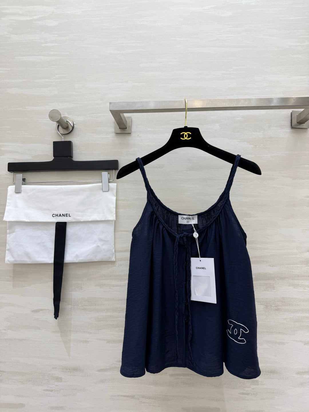 Chanel 2026 Long Pants and Tank Top Set Cotton 402473