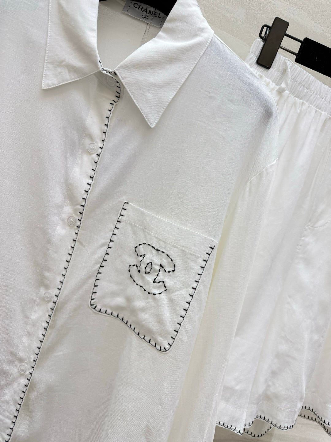 Chanel 2026 Set White And Black Cotton 414195