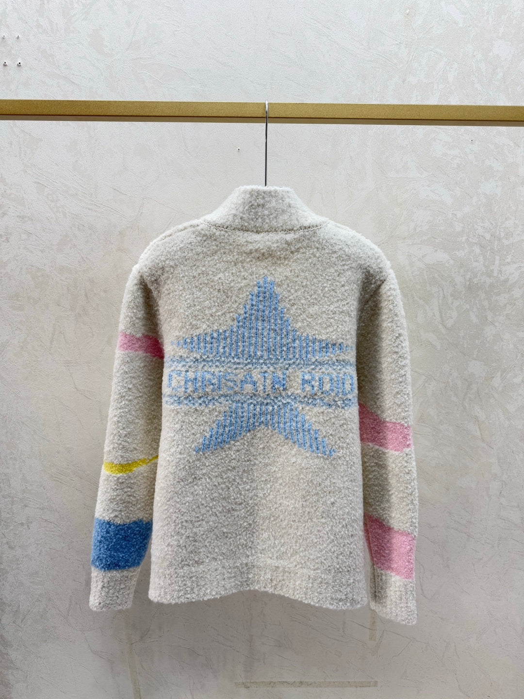 Dior 2025 Jacket White mix Colors Wool