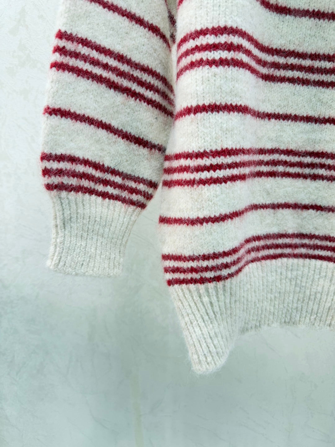 Chanel 2025 Striped Sweater Wool Mohair 734809