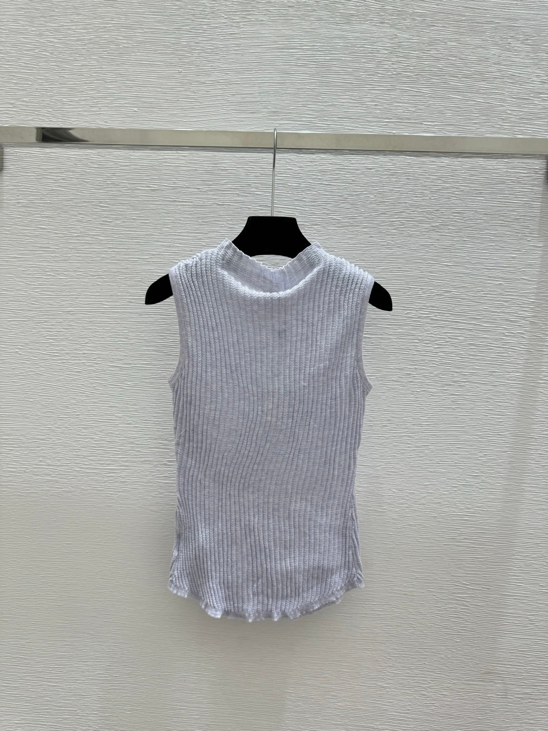Chanel 2026 Floral Turtleneck Knitted Vest Wool 200735