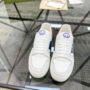 GG Men's Sneaker White Cowhide 525901