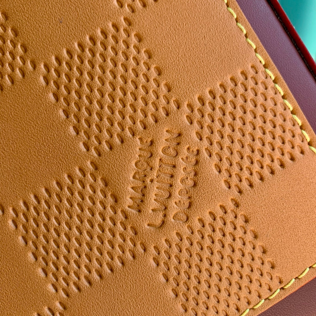 LV 2025 Toast Wearable Wallet 20cm Camel Brown Leather 347100