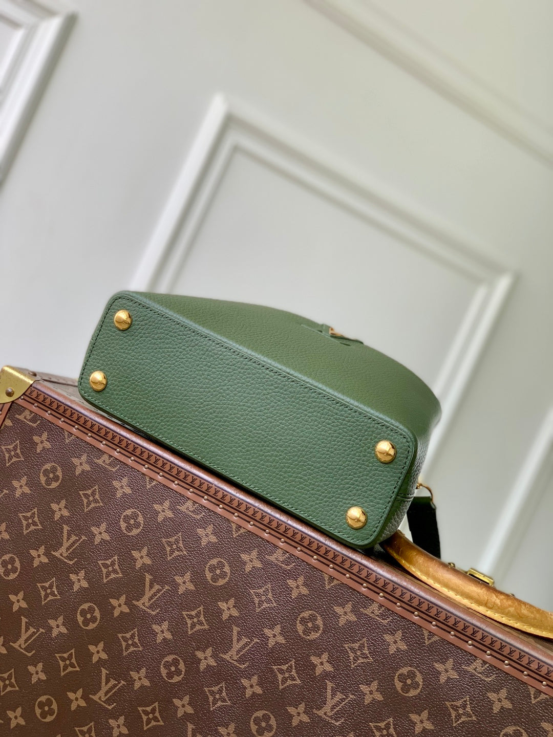 LV 2025 Capucine Bag Green Green