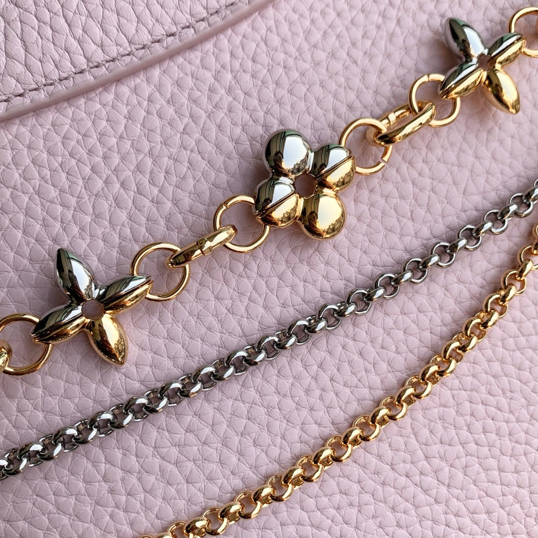 LV 2025 Capucines Bag Pink Taurillon Leather 347378