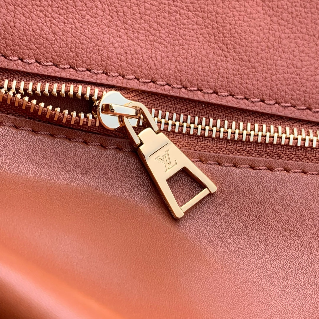 LV 2025 Vendome PM Bag 35cm Cognac Brown Calfskin 347425