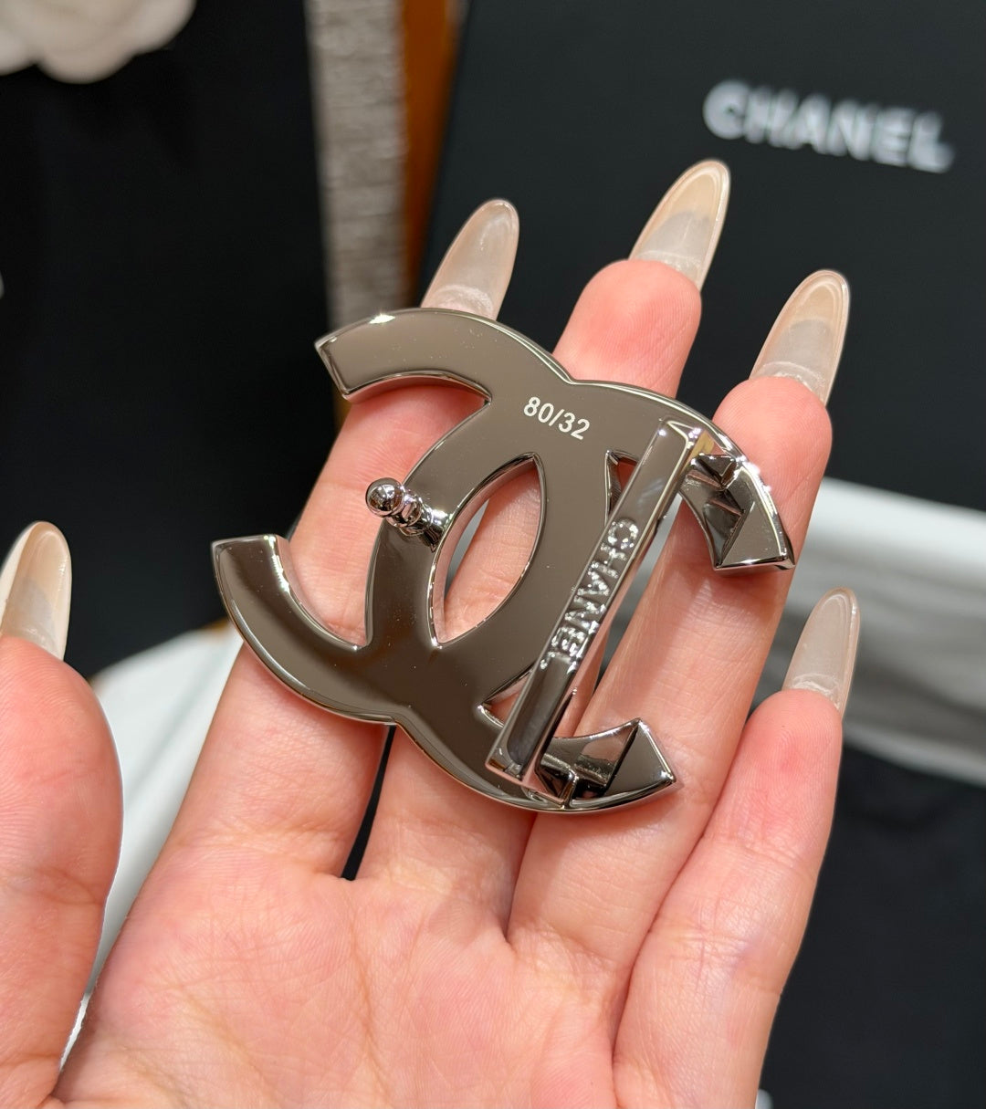Chanel 2026 Interlocking CC Belt 30mm Leather 213832