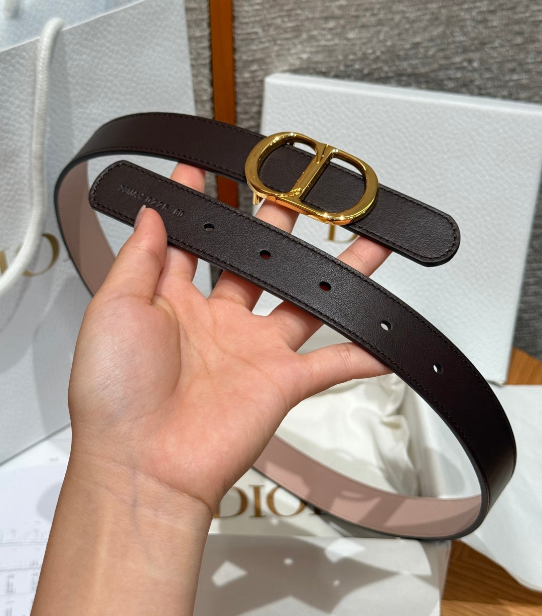 Dior 2026 30 Montaigne Reversible Belt 20mm Leather 215407
