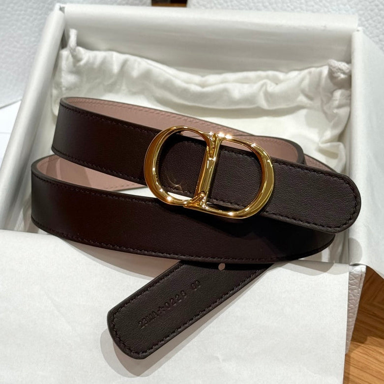 Dior 2026 30 Montaigne Reversible Belt 20mm Leather 215407
