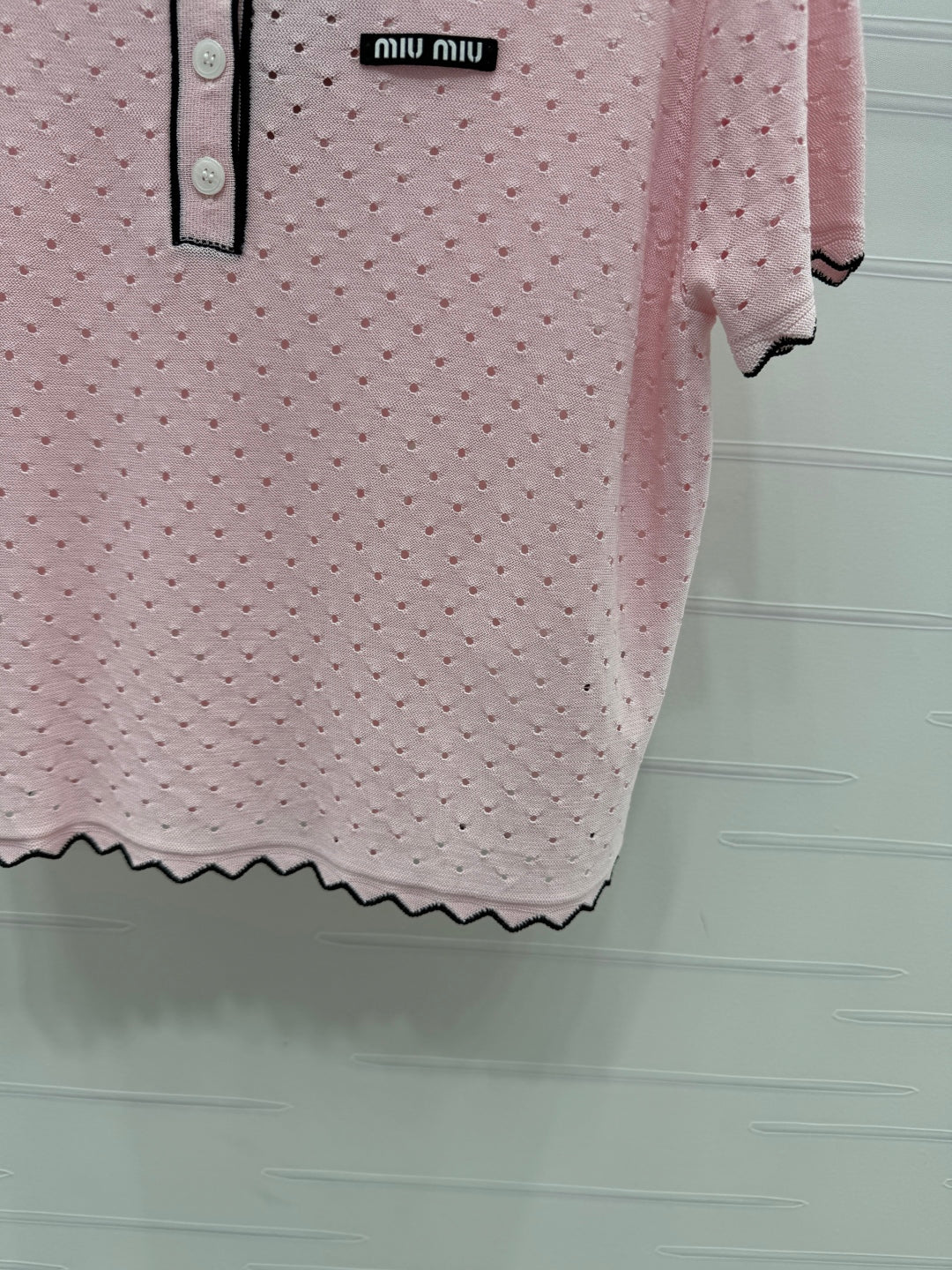 Miu 25 Polo T-Shirt Silk 233517
