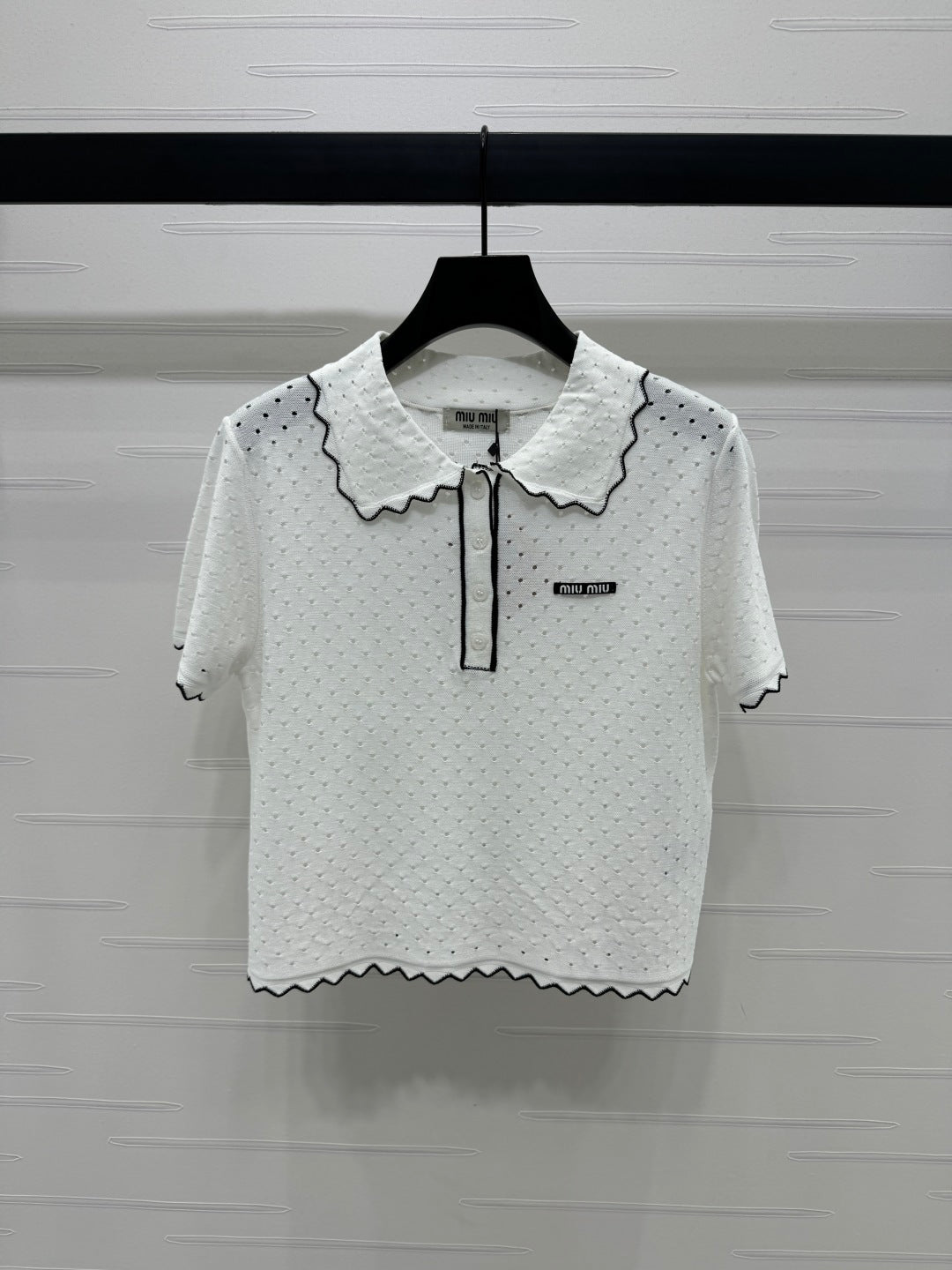 Miu 25 Polo T-Shirt Silk 233517