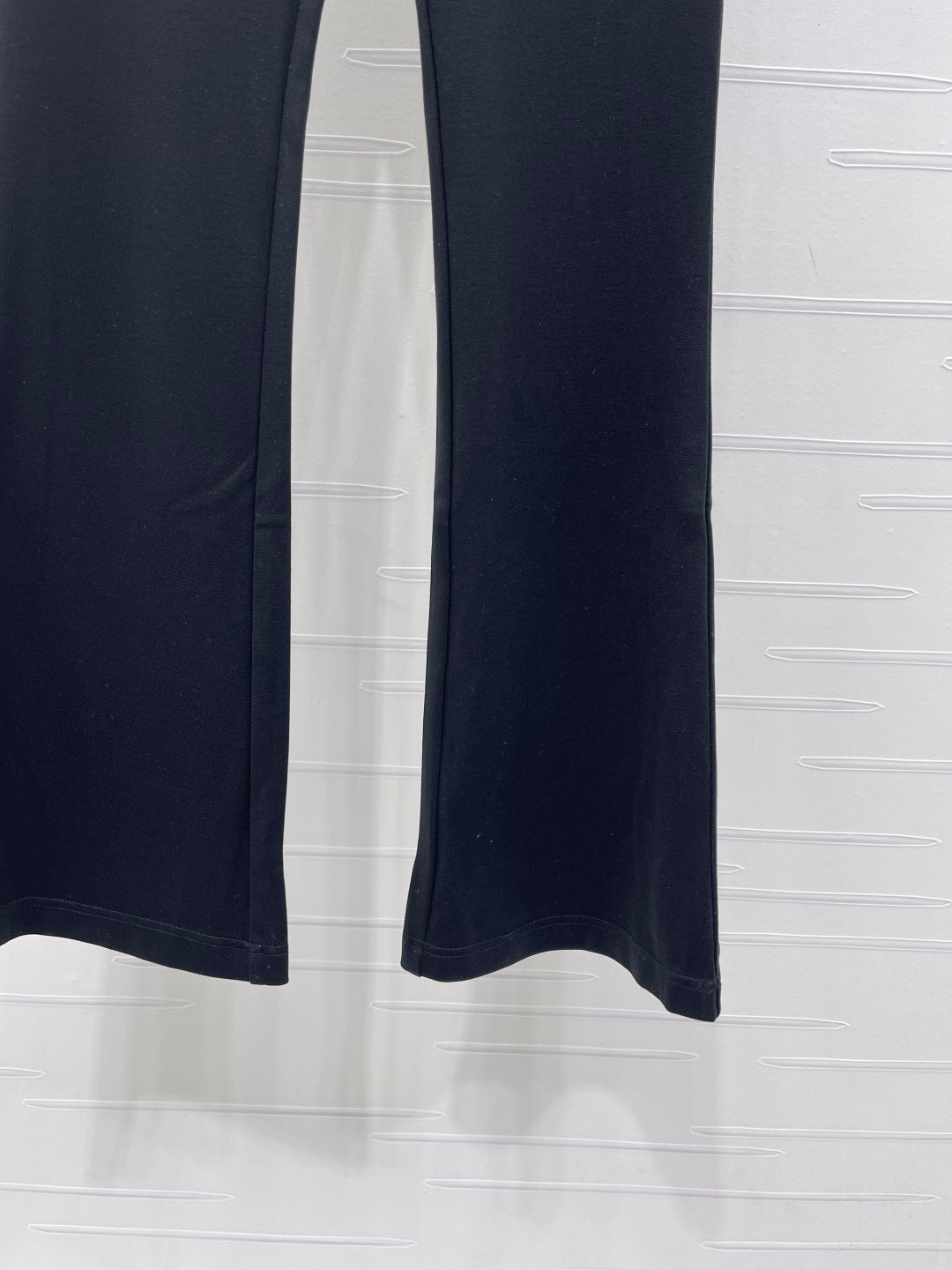 Chanel 2026 Webbing Letter Flared Pant Black White Cotton Polyamide 363365