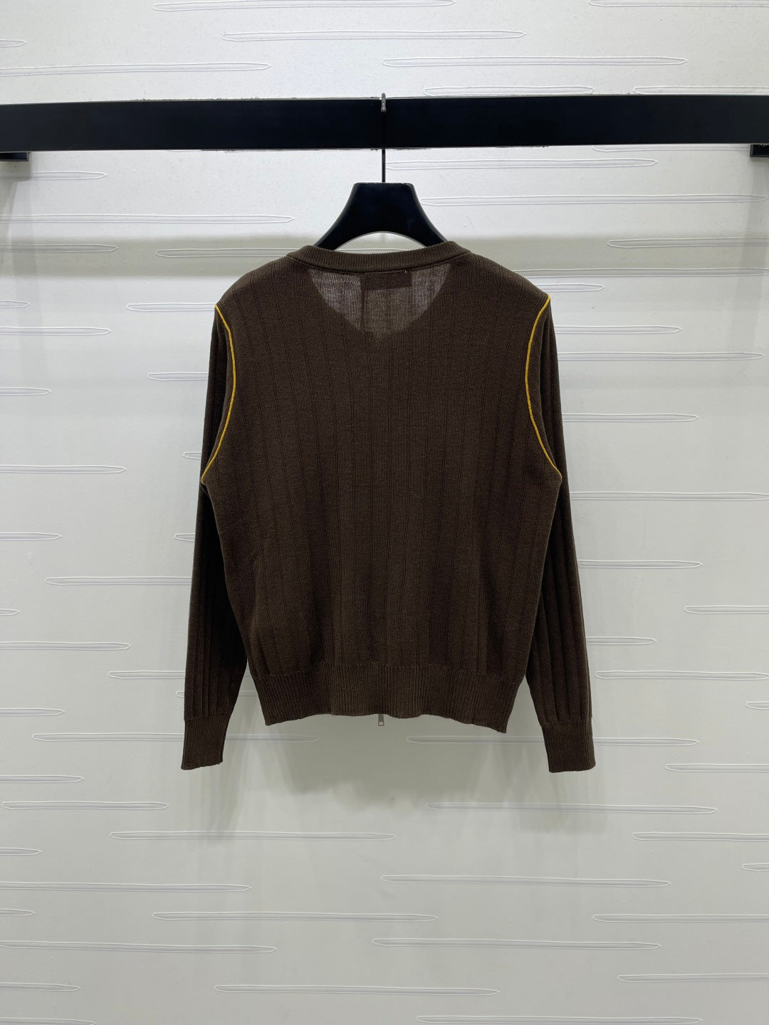Miumiu 2026 Vertical Ribbed Knit  Cardigan Wool 417648